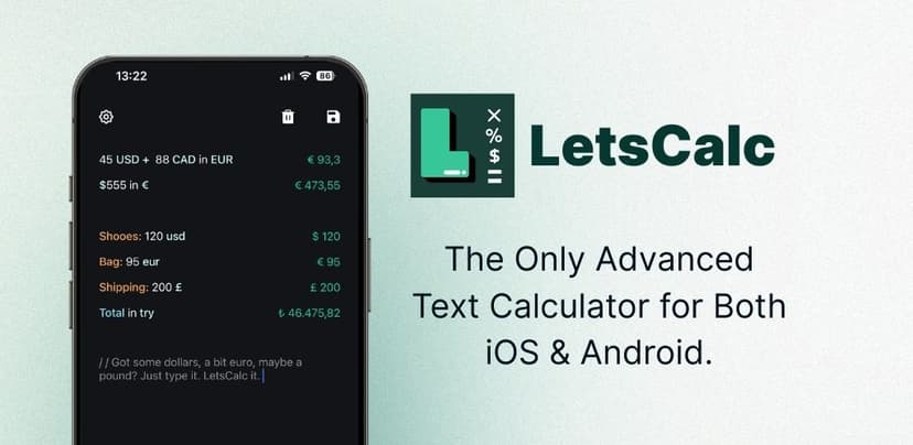 Calculator App Comparison: Soulver vs Numi vs Tydlig vs LetsCalc